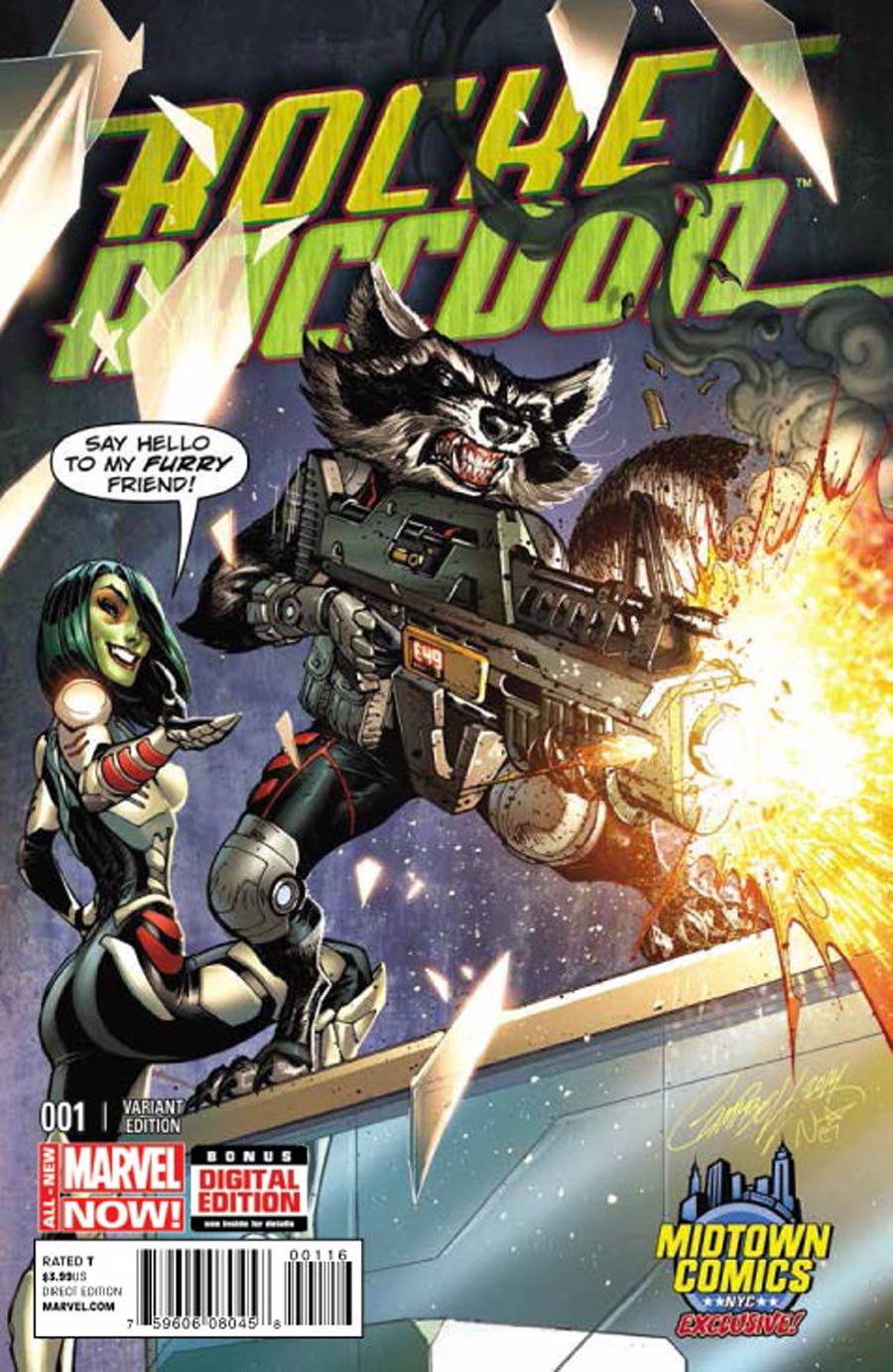 Rocket Raccoon #1 J Scott Campbell