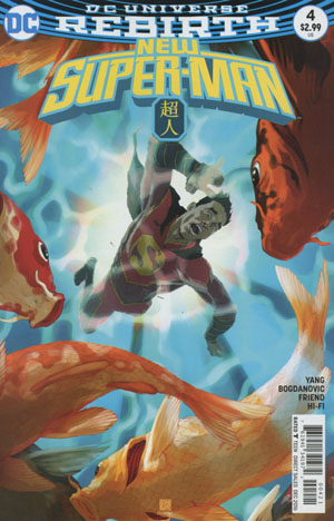 New Super-man #4 (2016) Bernard Chang Variant NM