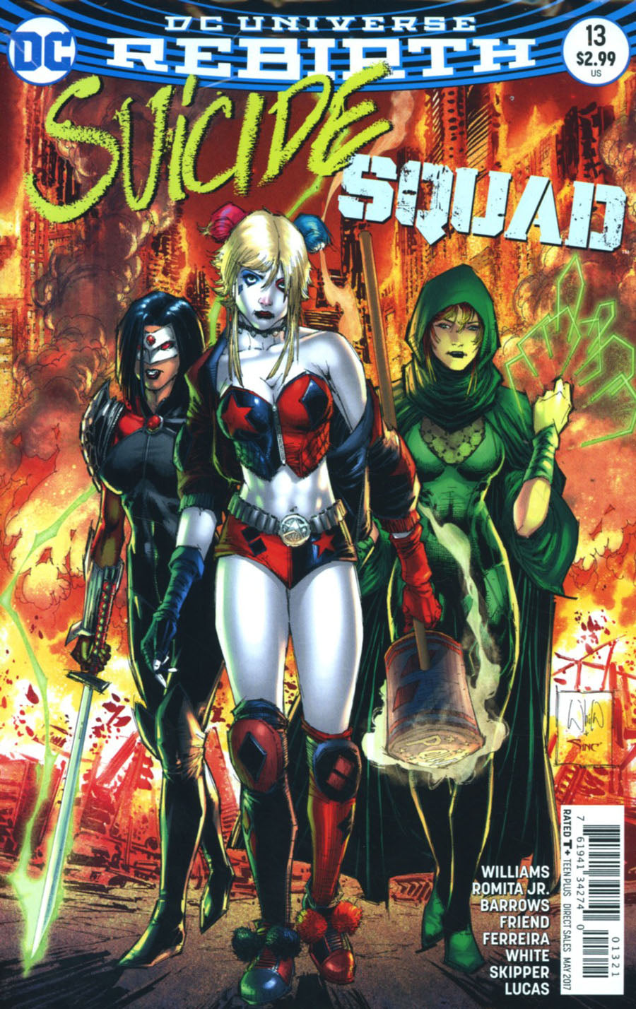 Suicide Squad #13 (2017) 1st Print Whilce Portacio Variant