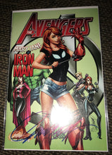 Load image into Gallery viewer, Avengers #8 (2017) J Scott Campbell Cover C Exclusive Signed w/COA