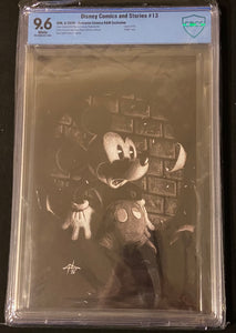 Disney Comics and Stories #13 Dell’Otto B&W Virgin CBCS 9.6